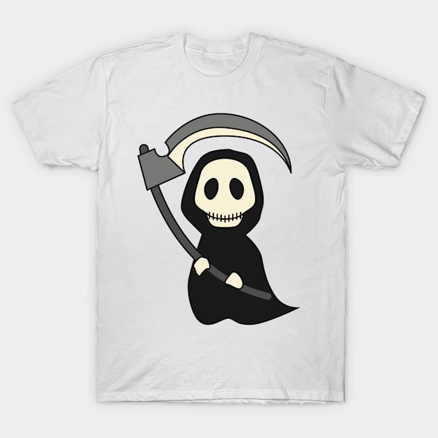 The not so grim Reaper T-Shirt by Montanescu